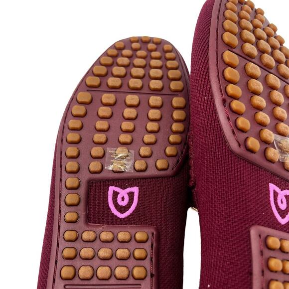Rothy’s Merino Wool Tassel Driving Loafer in Merlot Men’s Size 10 - Picture 9 of 10